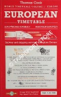 Thomas Cook European [Rail] Timetable / Europäisches Kursbuch / Indicateur Européen, September 1 - 25, 1999 by FOX, Brendan (ed.)